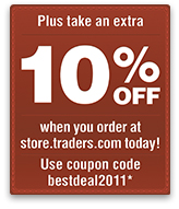 10% Off online coupon code bestdeal2011